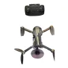 The SY11 black folding drone portable aerial photography camera features a stable brushless dual camera Specification image
